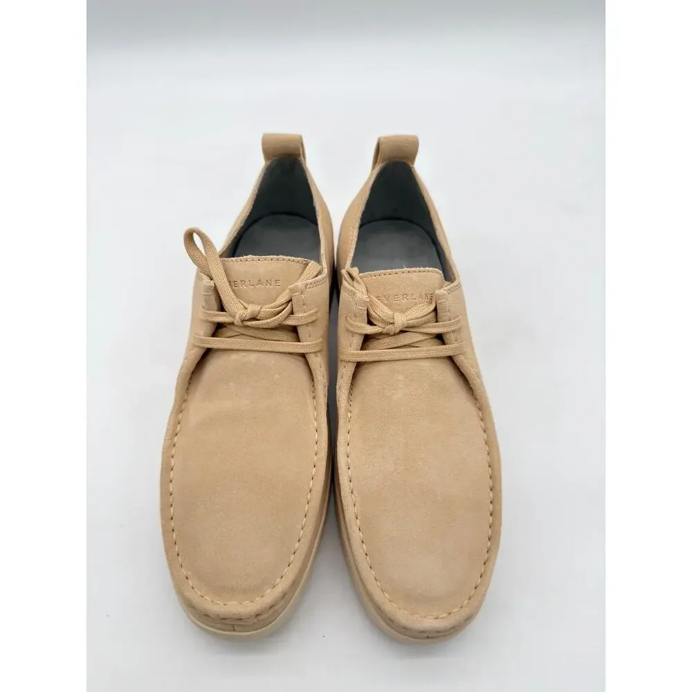 Everlane Desert Chukka Sneaker Boot Pebble Suede Leather Casual Sand NIB 8.5